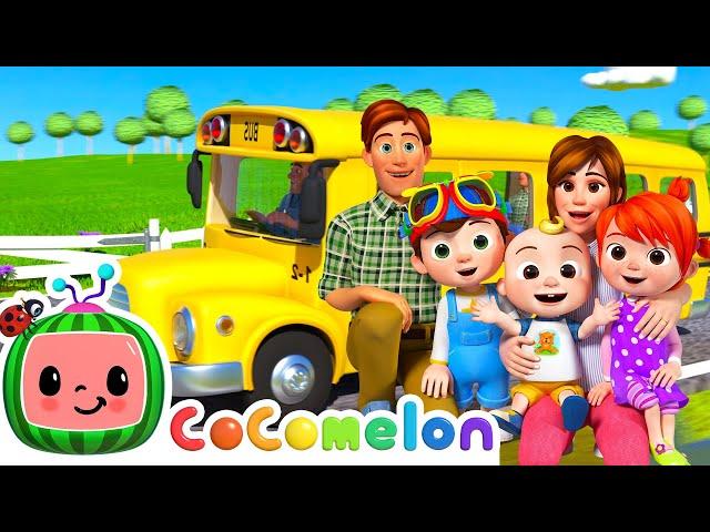 Wheels on the Bus | CoComelon Animal Time | Animals for Kids