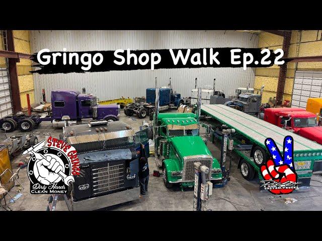 Gringo Shop Walk Ep. 22 - Pickett Custom Trucks - Pulling In Another One!
