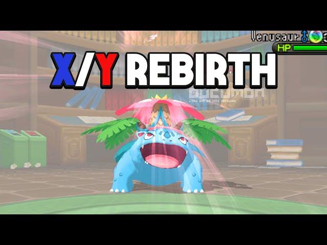 Pokemon X/Y Rebirth - 3DS ROM Hack a small and light "fixed/adjusted difficulty" hack of X/Y