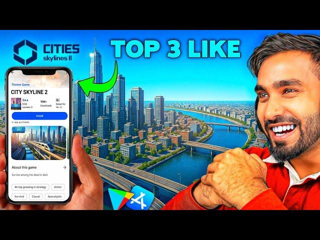 TOP 3 BEST GAMES LIKE CITIES SKYLINES 2 FOR ANDROID IOS l HIGH GRAPHICS GAME 2025