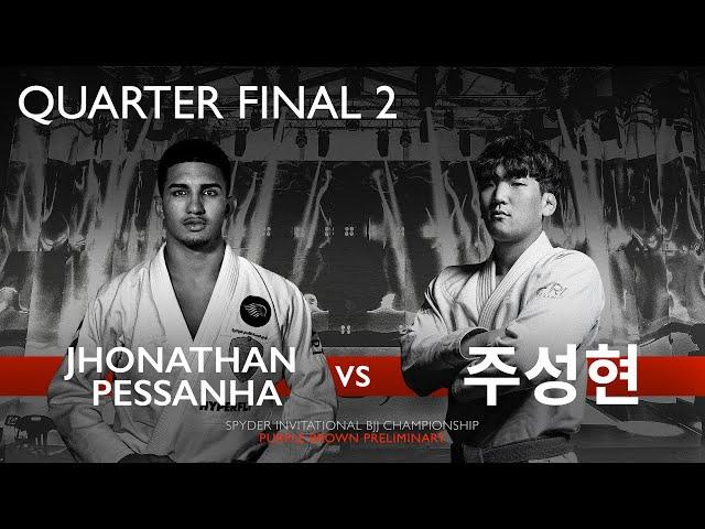 [Full Ver.] Quarter Final 2.J.PessanhaVS주성현 - SPYDER INVITATIONAL BJJ CHAMPIONSHIP -75kg PRELIMINARY