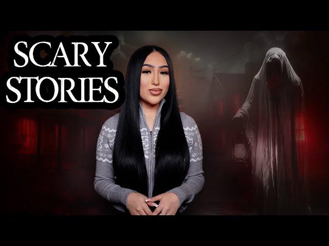 READING MY SUBSCRIBERS SCARY STORIES  HAUNTED MIRROR, GHOST BOY, HAUNTED HOTEL ROOM 🫣