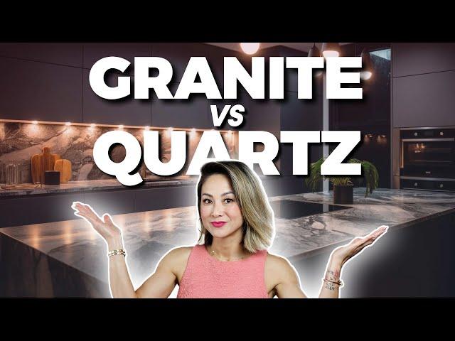 Kitchen Countertops: QUARTZ vs GRANITE - Which material is best for your project?