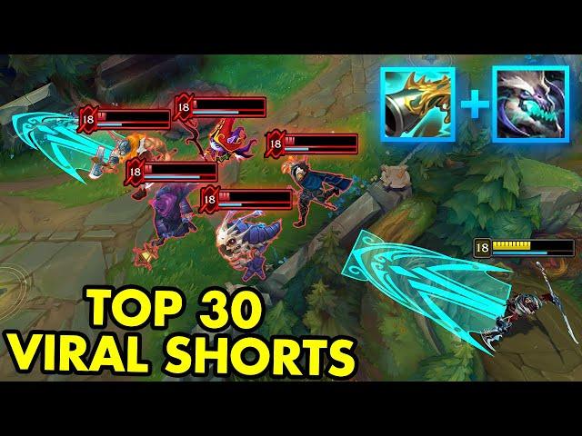 TOP 30 VIRAL LEAGUE OF LEGENDS SHORTS OF ALL TIME!