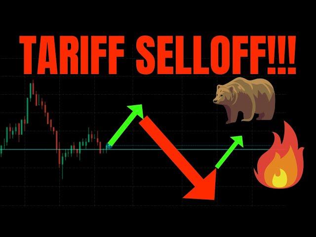  TARIFF SELLOFF! TSLA, SPY, NVDA, QQQ, ES, NQ, BTC, META, AMZN, COIN MSFT & GOOG PREDICTIONS!  