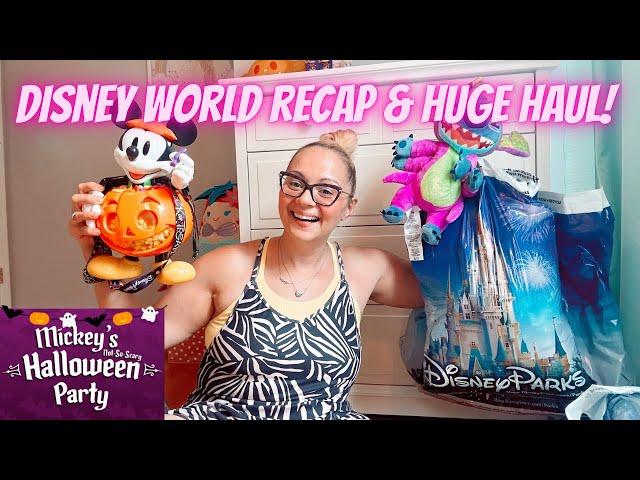 DISNEY WORLD RECAP 2024 - MICKEY’S HALLOWEEN PARTY  - MEGA DISNEY HAUL ️ - STAR WARS EVERYTHING!