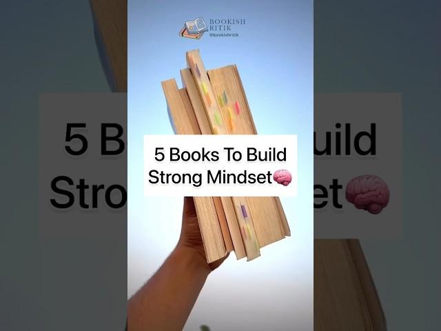 5 books to build strong mindset 