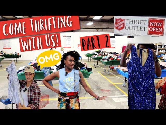 Come thrifting with us at SALVATION ARMY BINS |#ThriftersAnonymous