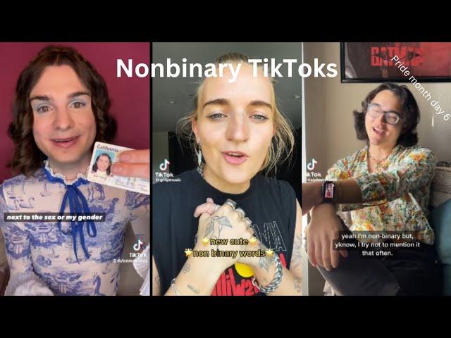 nonbinary TikToks Pride month day 6