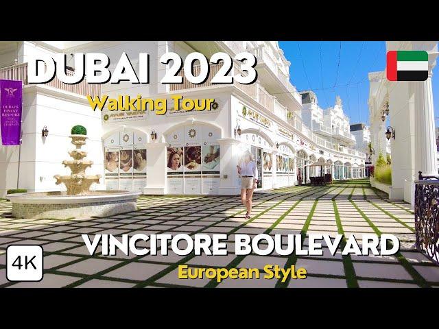 Dubai A Lovely Morning Walk at Vincitore Boulevard, Luxury Living |4K | A Must-Visit Destination