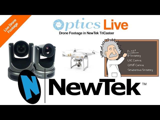 Live Drone Footage with the NewTek TriCaster