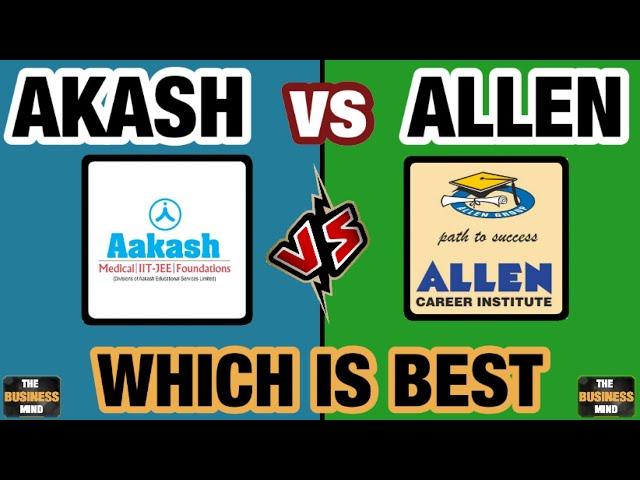 Aakash Institute vs Allen Institute | The Business Mind