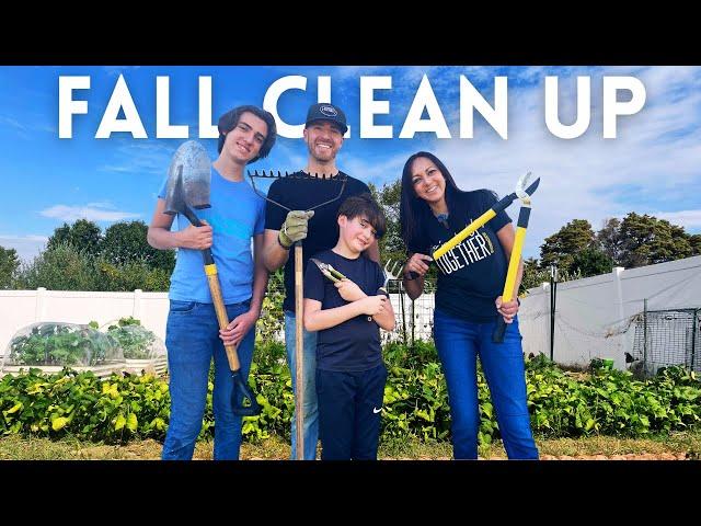 Fall garden clean up | Zone 6a #urbanhomestead