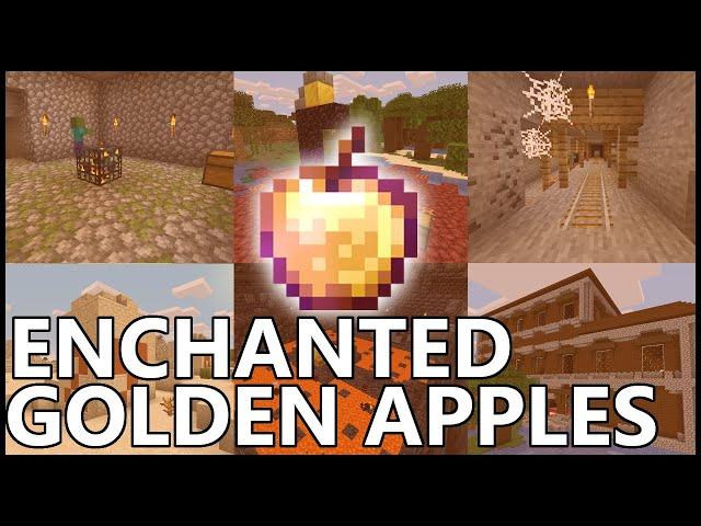 6 Places To Get ENCHANTED GOLDEN APPLES In Minecraft