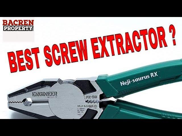 How To Easily Remove Stripped Screws with Rounded off Heads | Engineer Pliers