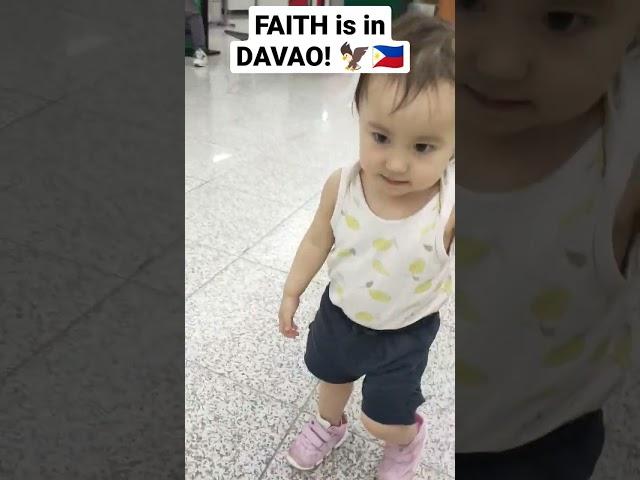 FAITH is in DAVAO, PHILIPPINES  #shorts #shortbeta #shortvideo #angel01 #familiewinkler