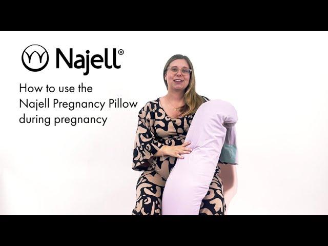 How to use the Najell Pregnancy Pillow for sleeping during pregnancy