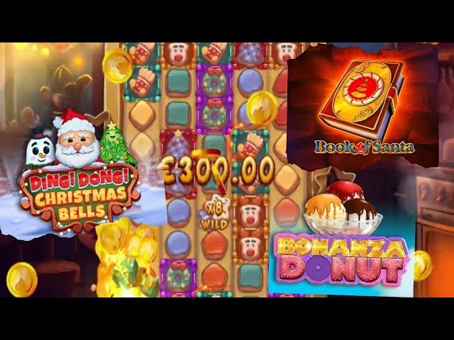 XMas Slots Freispiele kaufen (Book of Santa, Bonanza Donut, Plinko etc)