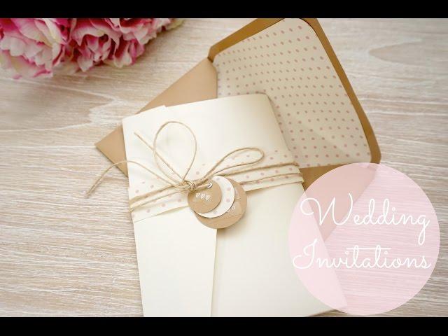 DIY Wedding Invitations - Cards & Pockets