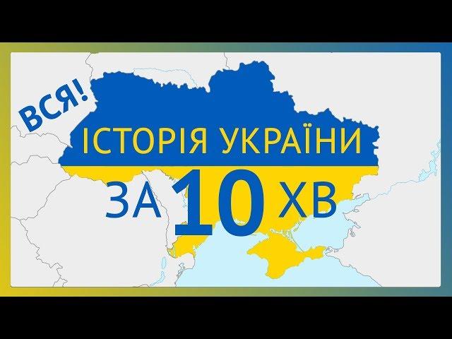 Історія України за 10 хвилин / Українська історія / History of Ukraine (english subtitles) ЗНО