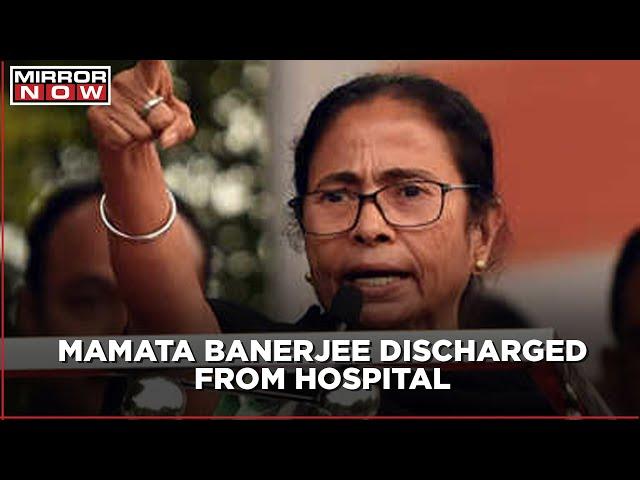 Mamata Banerjee discharged from SSKM Hospital in Kolkata to continue her campaign for the upcoming