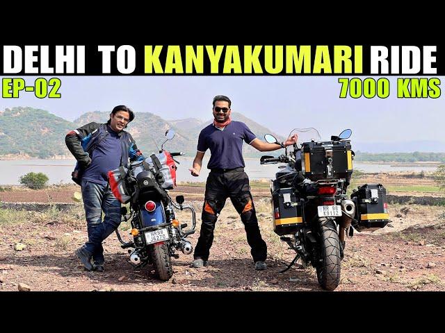 Delhi To Kanyakumari 7000 KMS Ride | Memorable Ride From Indore To Pune Ep-02 | BMW F850 GSA |