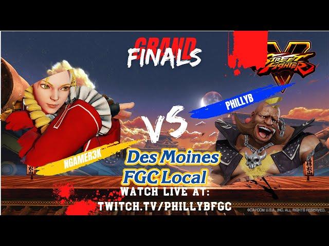 Grand Finals - Ngamer3k (Karin) vs PhillyB (Birdie) Street Fighter V Des Moines FGC Local