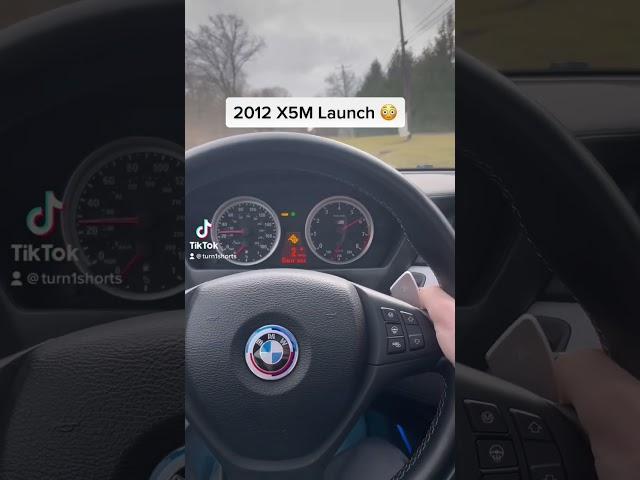 2012 BMW X5M Launch Control Stage 1 +Custom Intakes #cars #carsofinstagram #sportscars #x5m #m5 #x6m