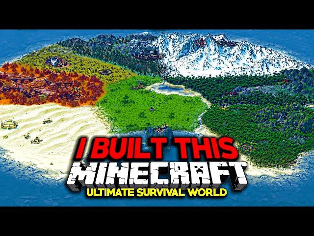 I Transformed Minecraft Into The ULTIMATE Survival World! | Full Movie [6000+ HOURS]