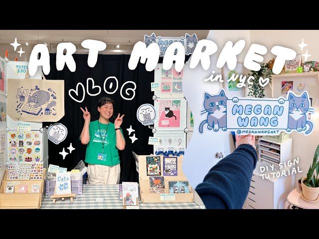 ART MARKET VLOG  huge illustration fair in nyc  moccafest 2024