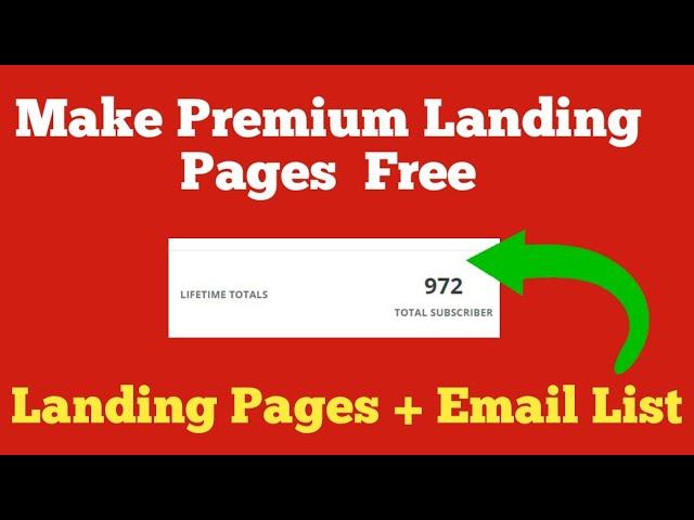 How to Create FREE Landing Pages and Build Unlimited Email List In 2022 | ConvertKit Landing Pages