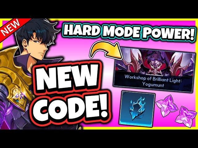 NEW CODE! POWER REQUIREMENT FOR HARD MODE YOGUMUNT!? [Solo Leveling: Arise]