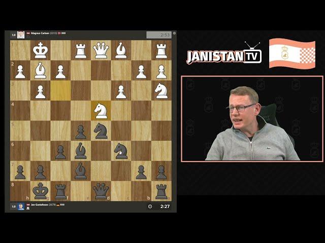 Jan Gustafsson VS Magnus Carlsen (Titled Tuesday) [GER/DE]