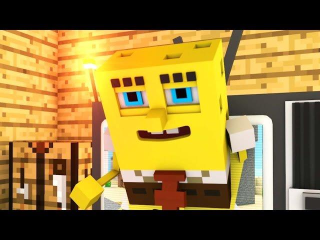 Spongebob Breaks the 4th Wall - Minecraft Animation