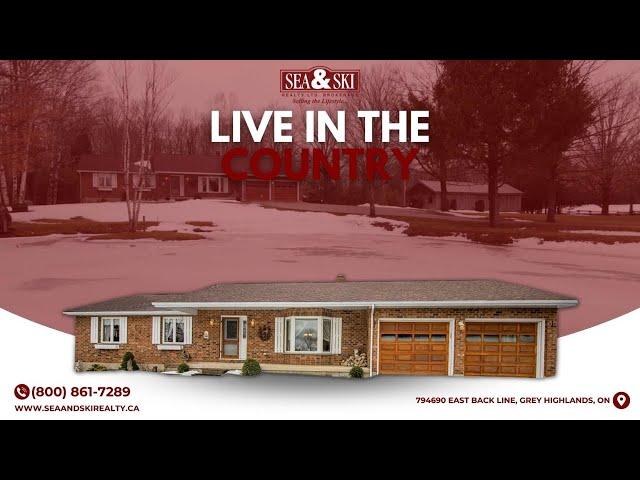 SOLD Live in the Country! Bungalow Home Outside of Markdale