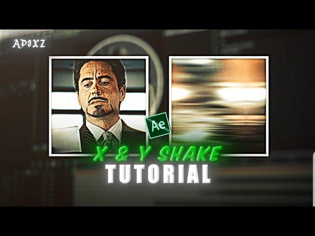 X & Y shakes tutorial on after effects