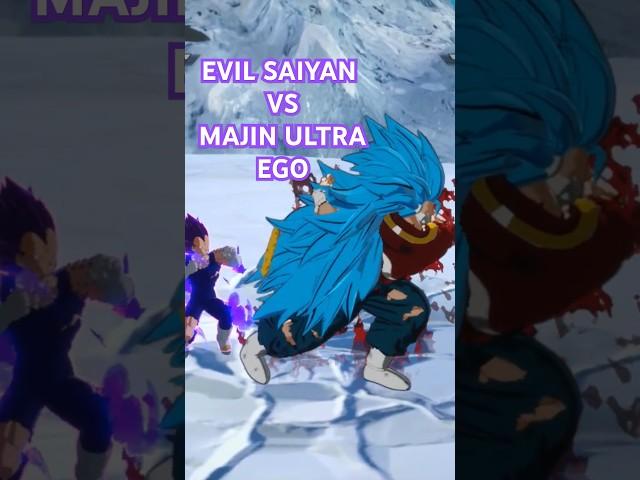 Evil Saiyan vs vegeta majin ego