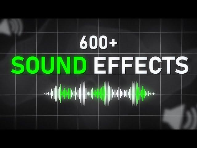 600+ Must-Have Sound Effects Every Video Editor Needs! | The Most Popular SFX Pack in 2024