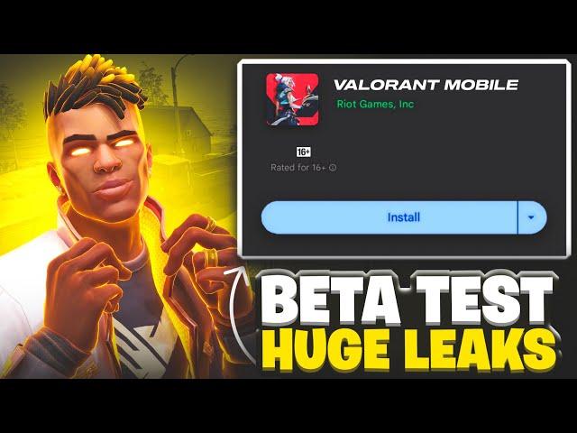 VALORANT MOBILE BETA TEST HUGE LEAKS 