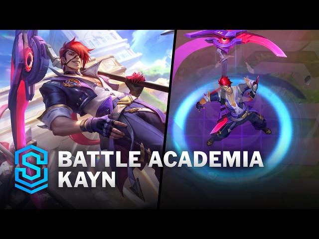 Battle Academia Kayn Skin Spotlight - Pre-Release - PBE Preview - League of Legends