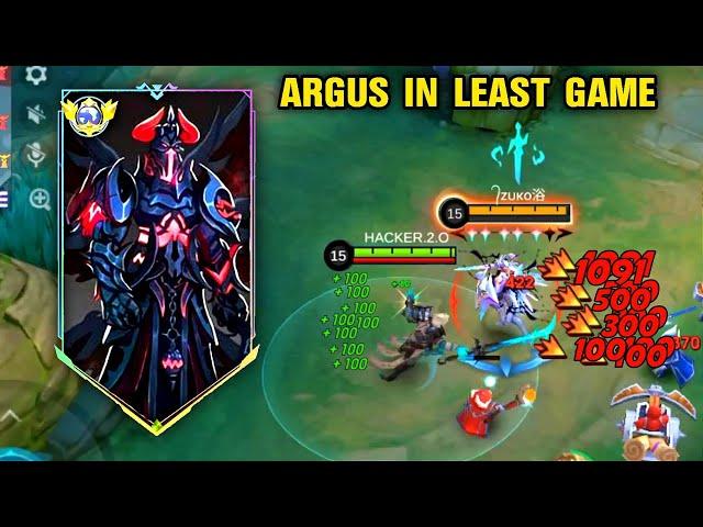 ARGUS IN LEAST GAME BRO NEW DAMAGE HACK BUILD BRO [ SOLO RANK ] || ARGUS BEST BUILD 2024