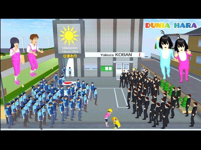 Yuta Panik ! YAKUZA KOBAN Ambil Kantor Polisi Koban  | Polisi VS Yakuza | Sakura School Simulator