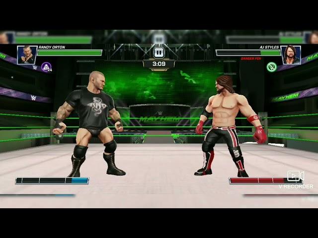 WWE MAYHEM THE VIPER RANDY ORTON VS THE PHENEMONAL ONE AJ STYLES |AMAN TECHGAMING