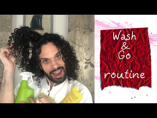 Adiós, dry #hair!  wash & go routine & #corona  #stayhome (ENGLISH SUBTITLES)