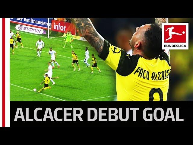 Paco Alcacer's Dream Debut - First Shot, First Dortmund Goal