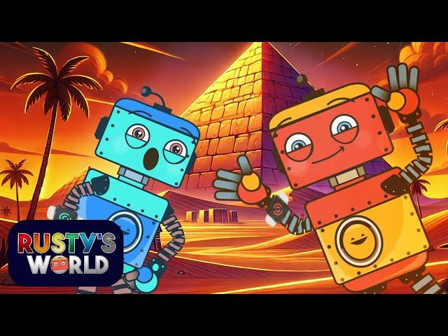 Explore the Mysteries of the Ancient Pyramid!  | Fun Egypt Adventures for Kids | Rusty’s World