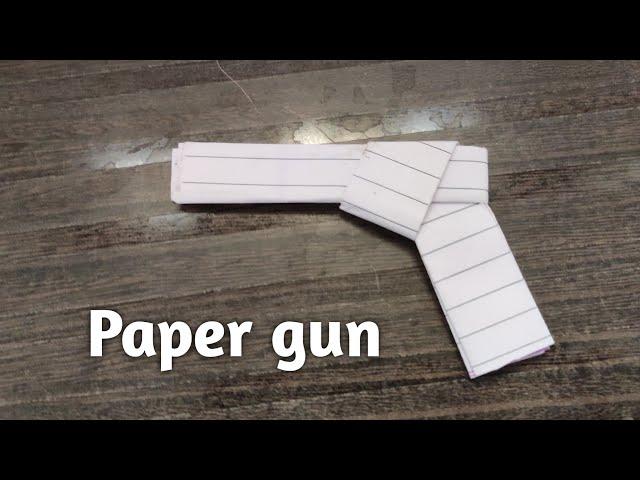 How to make a paper gun | Paper gun