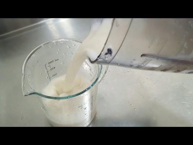 │迷你小廚房vlog│ 大燕麥奶 ! 飛利浦果汁機 》How to make Oat Milk