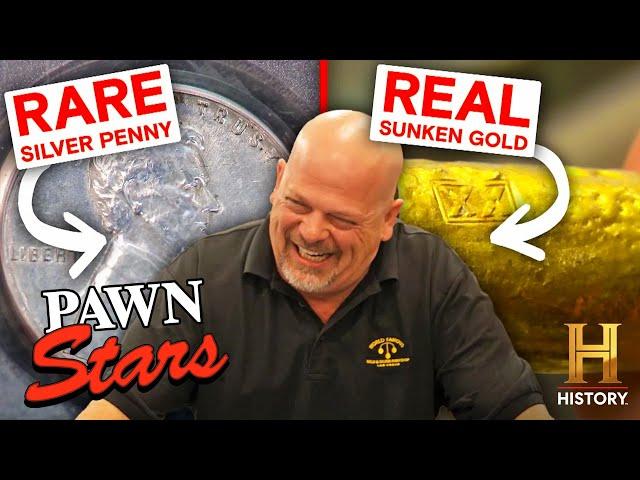 Pawn Stars: MEGA-PRICED Gold & Silver Collectibles