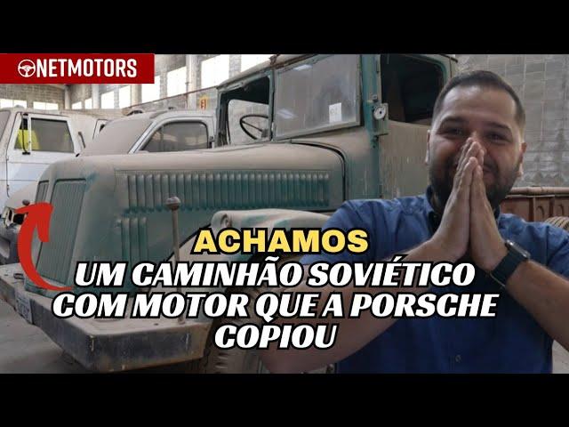 O GALPÃO TEM CARROS E MOTOS RARAS E UM CAMINHÃO V12 REFRIGERADO A AR DA ANTIGA UNIÃO SOVIETICA!